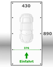 Jetzt kalkulieren:Carport 430x890cm