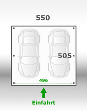 Jetzt kalkulieren:Carport 550x505cm