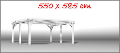 Carport 550x585 cm