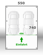 Jetzt kalkulieren:Carport 550x740cm